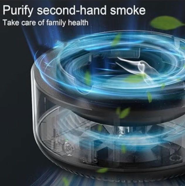 Multipurpose Ashtray with Air Purification Function for Filtering Residual Cigarette